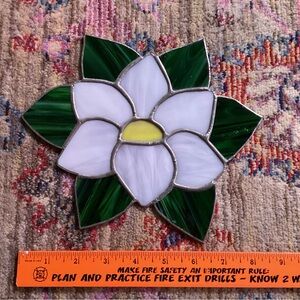 Stained Glass Magnolia Art Piece